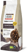 FTO Fairtrade café en grains Italian Roast com 4x500gr BE-BIO-01