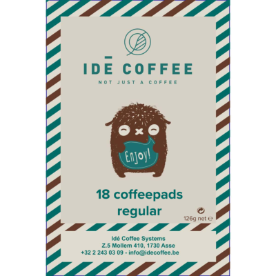 IDE Fairtrade pads café Regular 12x18 pcs (126gr)